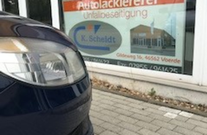 Beispielarbeit von Lackiererei Kurt Scheidt - veröffentlicht auf Auto-Werkstatt.de