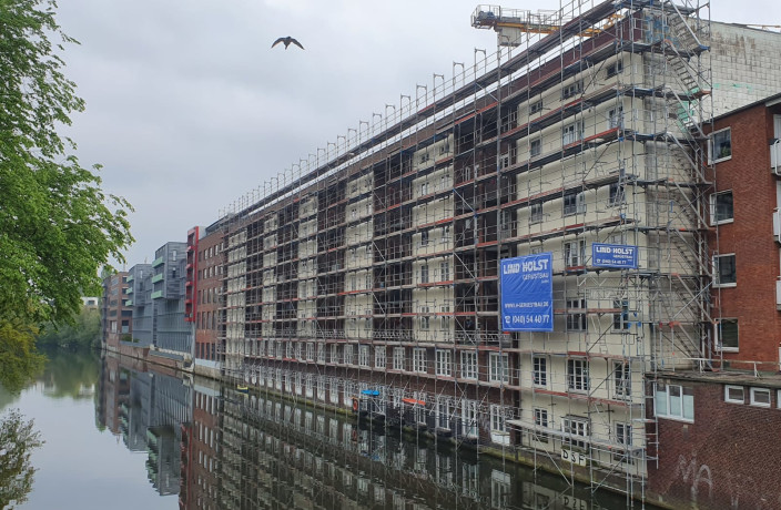 Beispielarbeit von Lind & Holst Gerüstbau GmbH - veröffentlicht auf Geruestbau.org