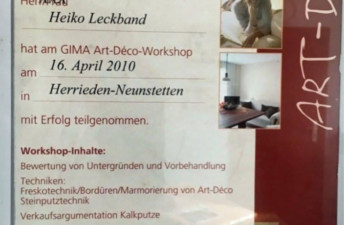 Beispielarbeit von Malermeisterbetrieb Leckband - veröffentlicht auf Maler.org