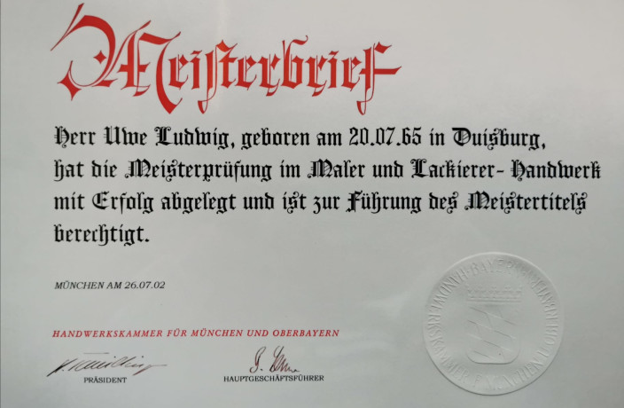 Beispielarbeit von Uwe Ludwig Malerbetrieb FARBKRAFT - veröffentlicht auf Maler.org