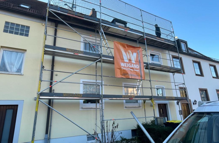 Beispielarbeit von Firma Weigand Malermeister und Gerüstbau - veröffentlicht auf Geruestbau.org