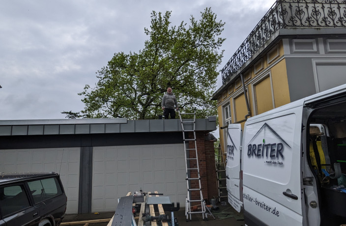 Beispielarbeit von Dachdeckermeister Axel Breiter - veröffentlicht auf Dachdecker.com