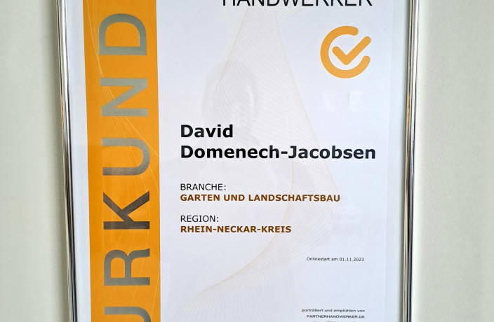 Beispielarbeit von David Domenech-Jacobsen - veröffentlicht auf Gartenbau.org