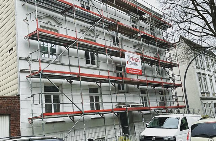 Beispielarbeit von Fanda Gerüstbau GmbH - veröffentlicht auf Geruestbau.org