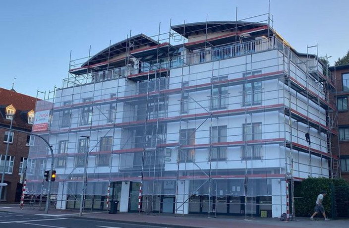 Beispielarbeit von Fanda Gerüstbau GmbH - veröffentlicht auf Geruestbau.org