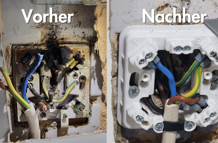 Beispielarbeit von Teshge GmbH - veröffentlicht auf Elektriker.org