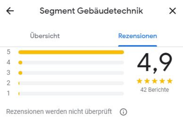 Beispielarbeit von SEGMENT Gebäudetechnik GmbH - veröffentlicht auf Heizungsbau.net
