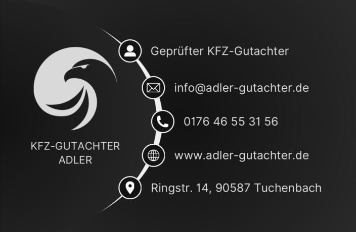 Beispielarbeit von KFZ-Gutachter Adler - veröffentlicht auf Gutachter.org