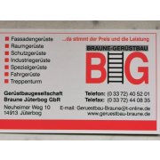 Gerüstbaugesellschaft Braune Jüterbog GbR in Jüterbog