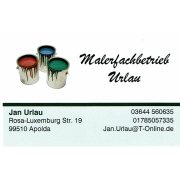 Malerfachbetrieb Jan Urlau in Apolda