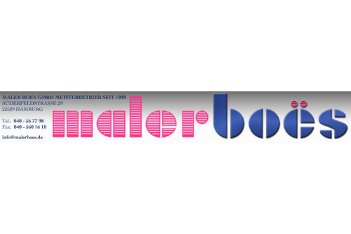 Logo der Firma Maler Boes GmbH aus Hamburg auf dem Branchenportal Maler.org