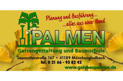 Logo der Firma Jochen Palmen Gartengestaltung und Baumschule aus Mönchengladbach auf dem Branchenportal Gartenbau.org