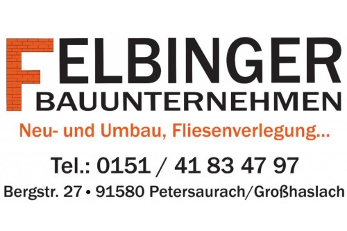 Logo der Firma FELBINGER BAUUNTERNEHMEN aus Petersaurach auf dem Branchenportal Bauunternehmen.org