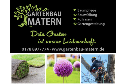 Logo der Firma Gartenservice Matern GmbH aus Grolsheim auf dem Branchenportal Gartenbau.org