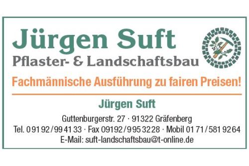 Logo der Firma Jürgen Suft Landschaftsbau aus Gräfenberg auf dem Branchenportal Gartenbau.org