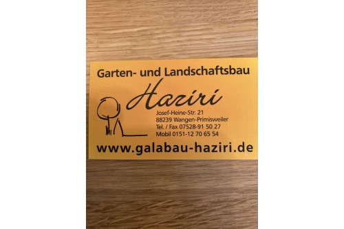 Logo der Firma Fehmi Haziri Garten- und Landschaftsbau aus Wangen auf dem Branchenportal Gartenbau.org