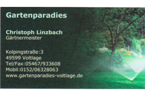 Logo der Firma Gartenparadies aus Voltlage auf dem Branchenportal Gartenbau.org