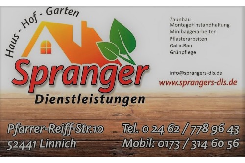 Logo der Firma Lars Spranger Garten- und Landschaftsbau aus Linnich auf dem Branchenportal Gartenbau.org