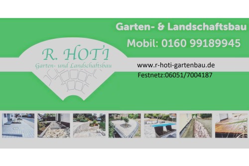 Logo der Firma R.Hoti Garten- und Landschaftsbau aus Gründau auf dem Branchenportal Gartenbau.org