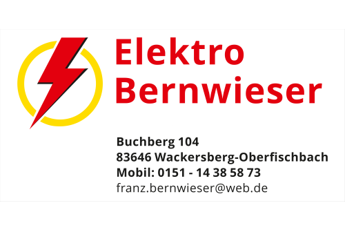 Logo der Firma Elektro Bernwieser  aus Wackersberg auf dem Branchenportal Elektriker.org