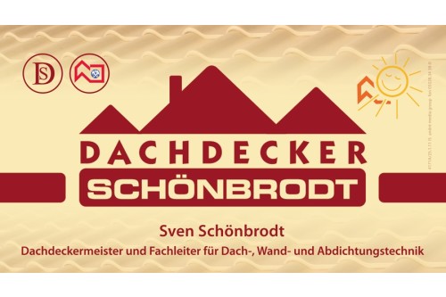 Logo der Firma Sven Schönbrodt Dachdeckermeister aus Eberswalde auf dem Branchenportal Dachdecker.com