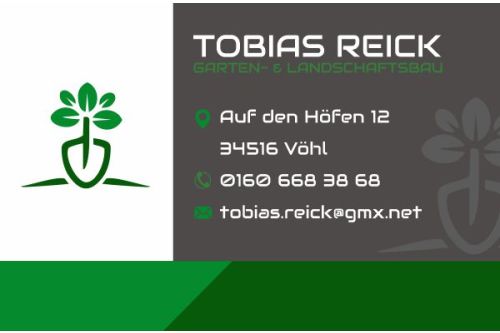 Logo der Firma Tobias Reick Garten und Landschaftsbau aus Vöhl auf dem Branchenportal Gartenbau.org
