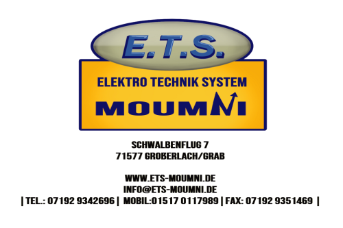Logo der Firma Elektro Technik System Moumni aus Großerlach auf dem Branchenportal Elektriker.org