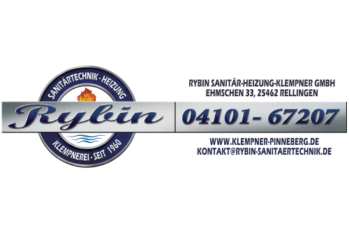 Logo der Firma RYBIN Sanitärtechnik - Heizung - Klempnerei aus Rellingen auf dem Branchenportal Dachdecker.com