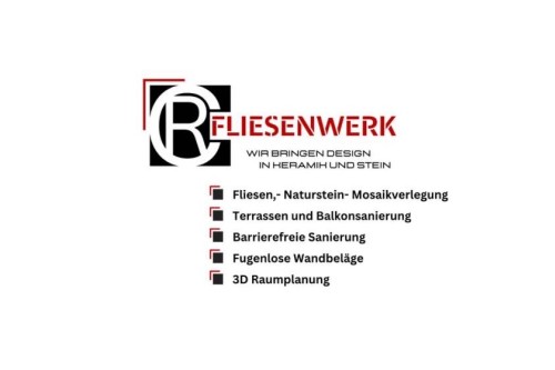 Logo der Firma CR Fliesenwerk aus Massenbachhausen auf dem Branchenportal Fliesenleger.net