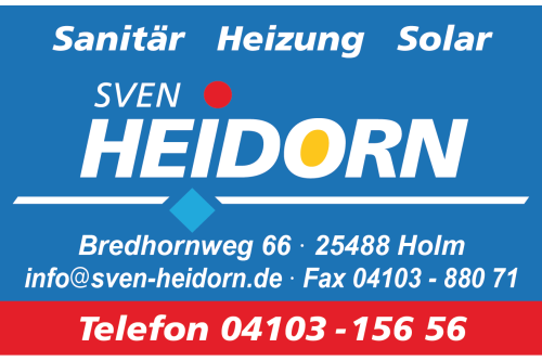Logo der Firma Sven Heidorn GmbH Sanitär-Heizung-Solar aus Holm auf dem Branchenportal Heizungsbau.net