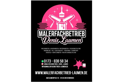 Logo der Firma Denis Laumen Malerfachbetrieb aus Grevenbroich auf dem Branchenportal Maler.org