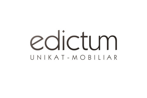 Logo der Firma edictum - UNIKAT MOBILIAR aus Schirnding auf dem Branchenportal Tischler-Schreiner.org