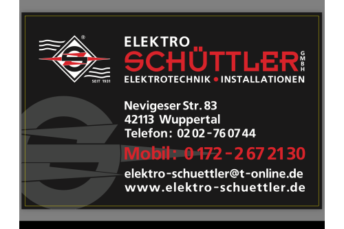 Logo der Firma Elektro Schüttler GmbH aus Wuppertal auf dem Branchenportal Elektriker.org