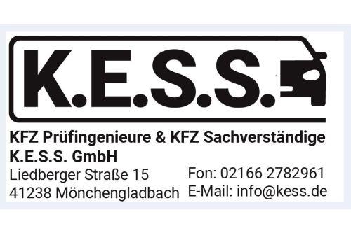 Logo der Firma KFZ Prüfingenieure & KFZ Sachverständige K.E.S.S. GmbH aus Mönchengladbach auf dem Branchenportal Gutachter.org