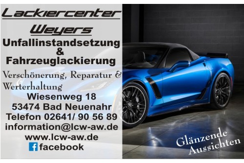 Logo der Firma Lackiercenter Weyers aus Bad Neuenahr-Ahrweiler auf dem Branchenportal Auto-Werkstatt.de