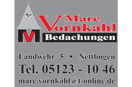 Logo der Firma Marc Vornkahl Bedachungen aus Söhlde auf dem Branchenportal Dachdecker.com