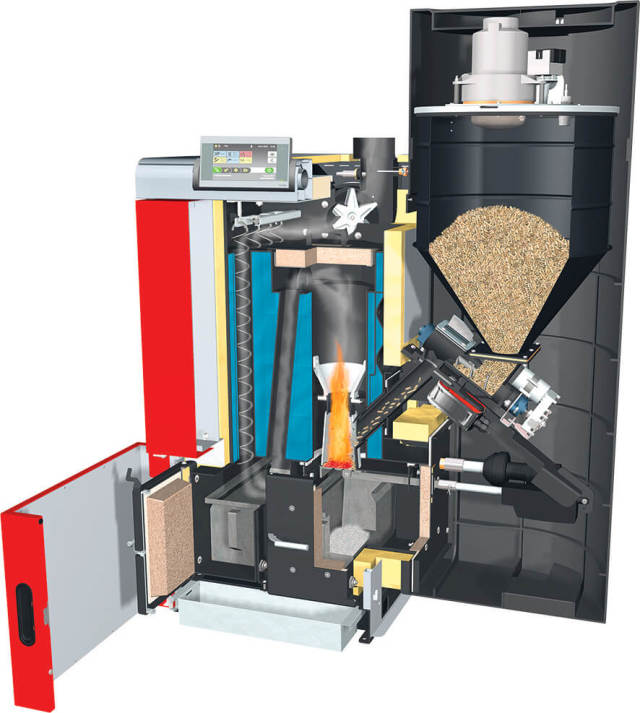 Pelletkessel P4 von Fröling
