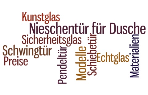 Nischentür Glas