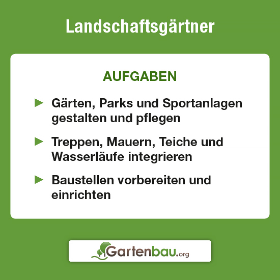 Was macht ein Landschaftsgärtner? Aufgaben Ausbildung Gehalt