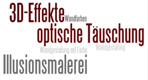 Mit der Illusionsmalerei lassen sich optische Täuschungen erzielen. © Maler.org