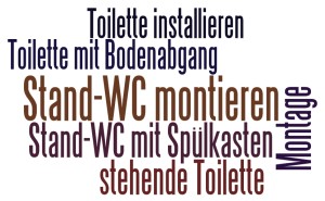 Stand WC montieren