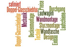 Doppel-Glasschiebetür