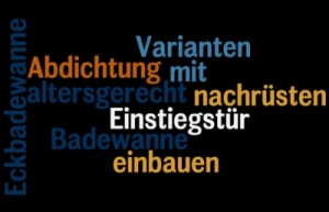 Badewanne mit Einstiegstür