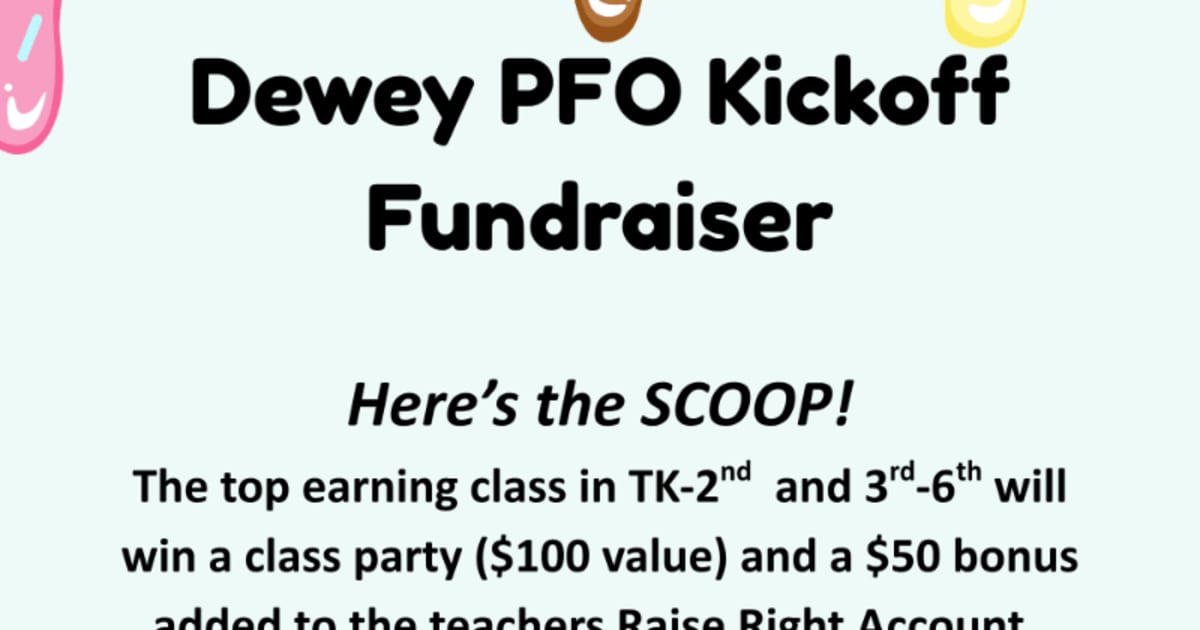 Dewey PFO Kickoff Fundraiser