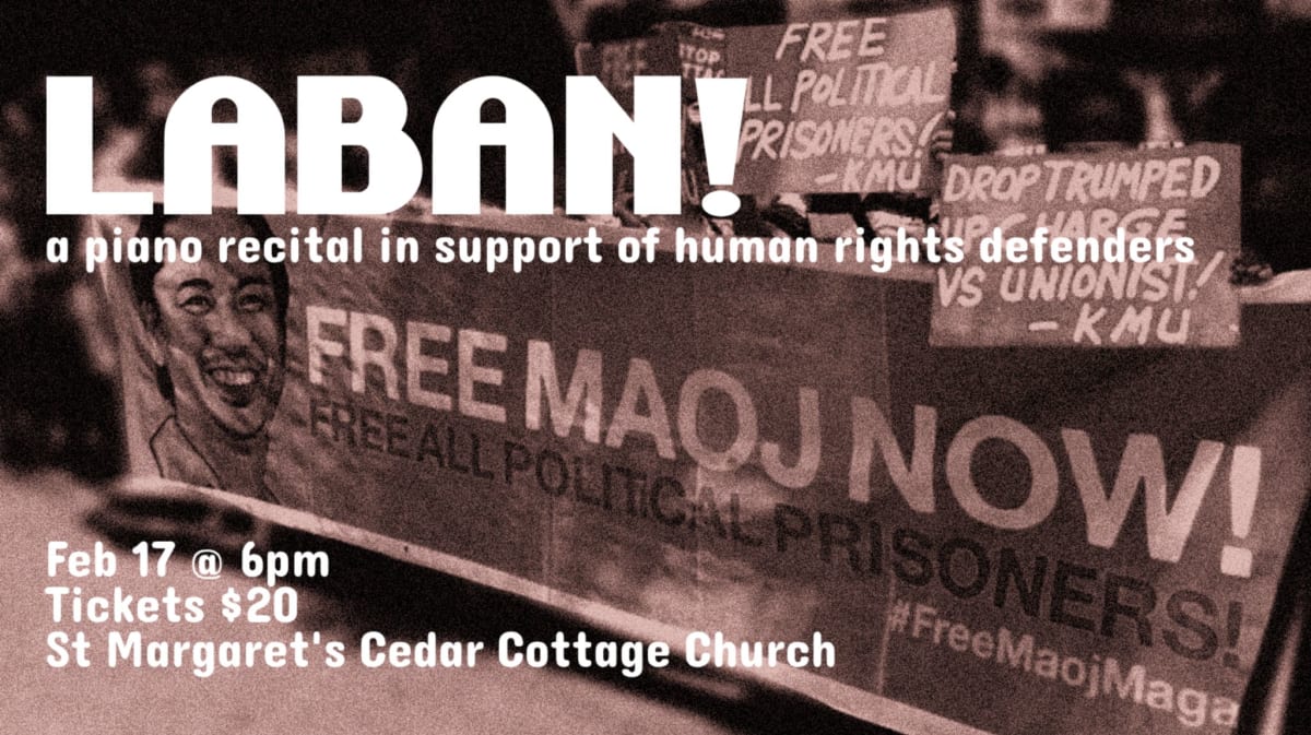 Laban! Piano for Filipino human rights defenders