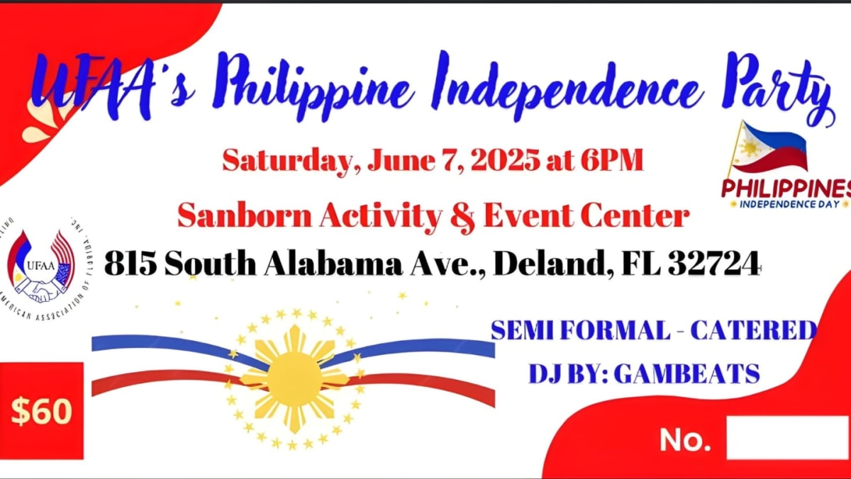 Ufaa Form UFAA 2025 Philippines Independence Celebration