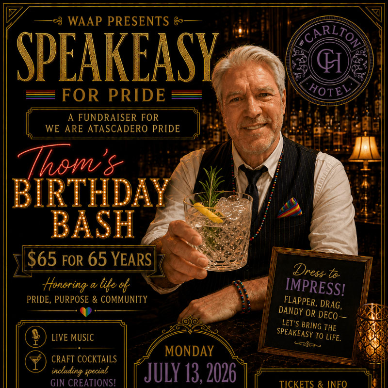 A distinguished man in a vest and tie holds a cocktail in the foreground, while the background features a dimly lit bar with bottles and a sign for The Carlton Hotel.