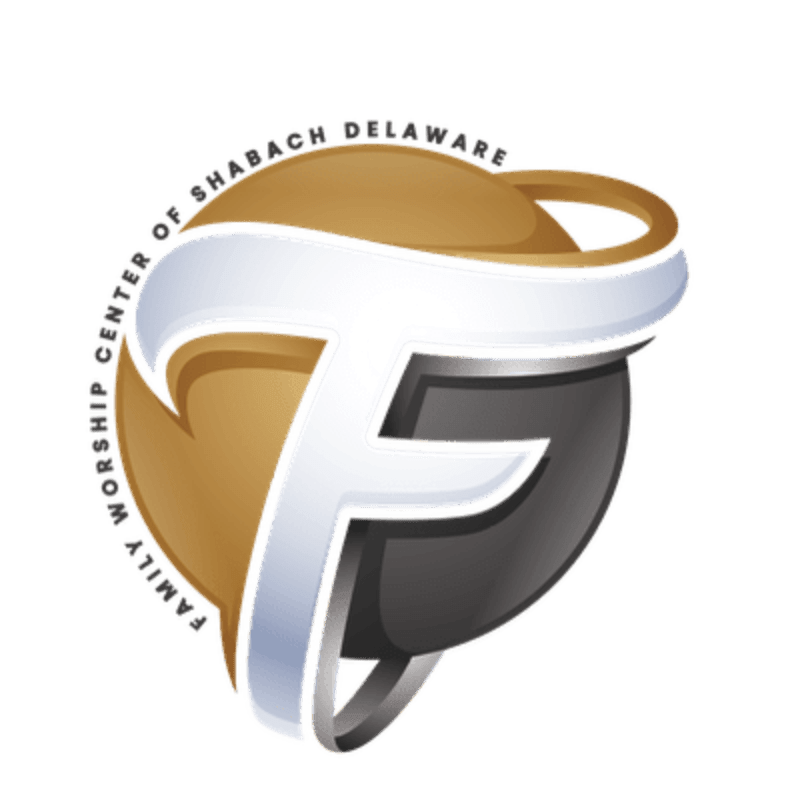 A stylized golden and black "F" logo with a white ribbon wraps around it, set against a white background.