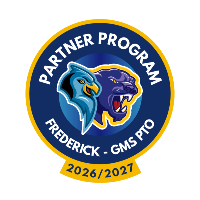 A blue eagle and a purple panther are featured in the foreground of a circular logo with text, set against a white background.