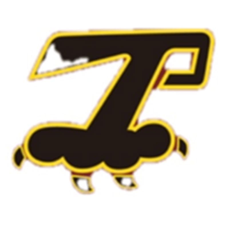 A stylized black letter "T" with yellow and red accents floats above a white background, with the bottom of the "T" appearing to be made of fluffy clouds.